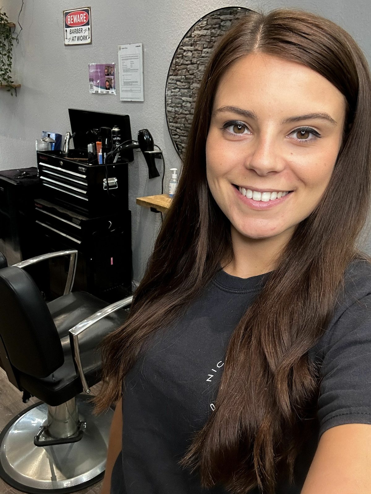 Nicola, salon owner at Nicola’s Barbershop